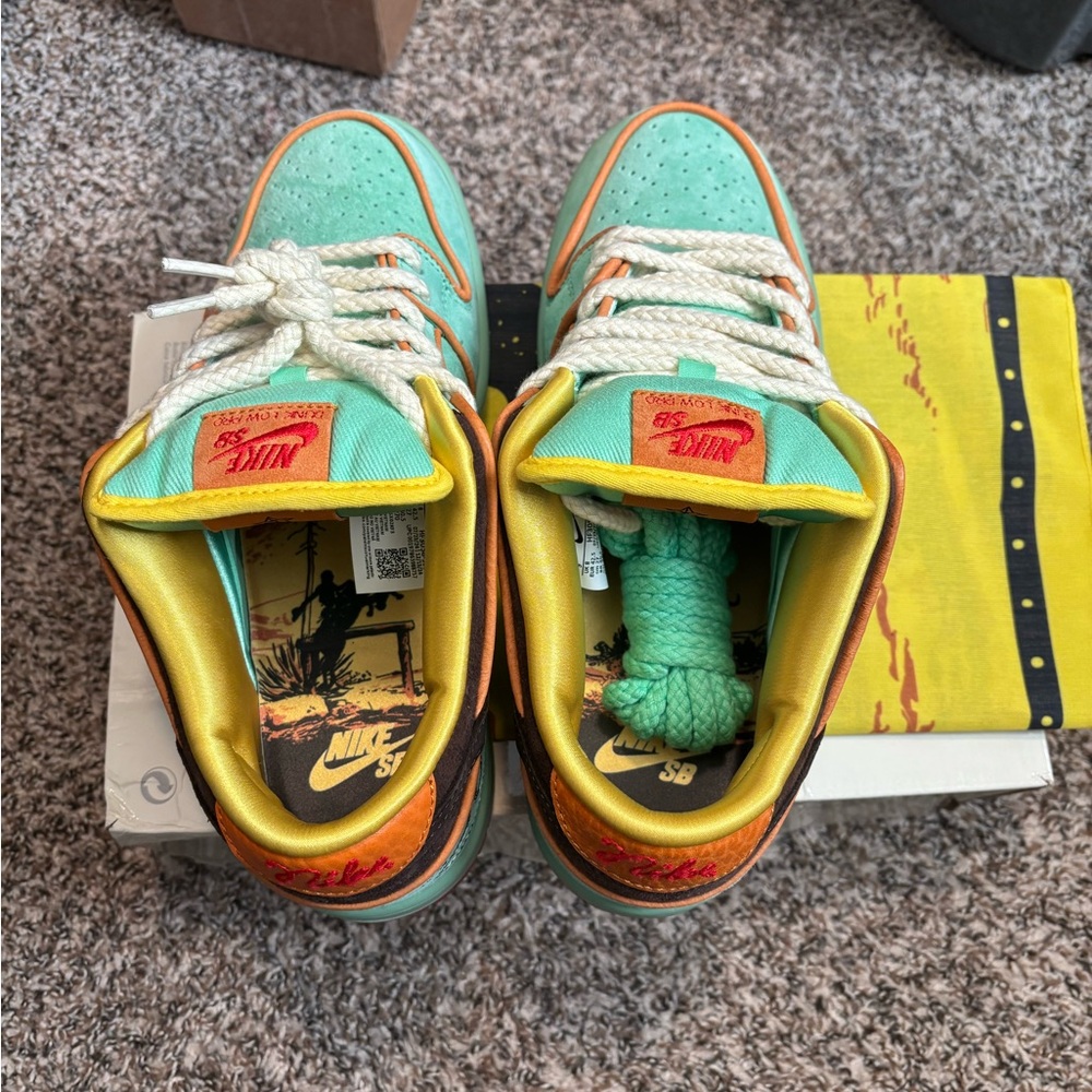Nike SB Dunk Low Pro ‘Rodeo Tourmaline’ 9 men’s NEW - Picture 3 of 8